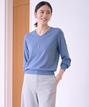 【人気のため新色追加・洗える】PRINCE Vネック ニット
