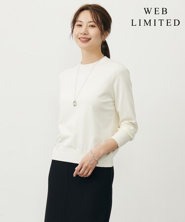 【WEB限定・洗える】PRINCE クルーネック ニット