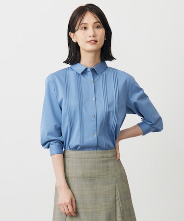 コンパクトトリコット シャツライク カットソー