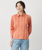 コンパクトトリコット シャツライク カットソー