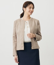 ライトマイクロスエード ブルゾン