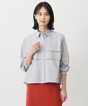 【洗える】COTTON TEX ブラウス