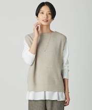 【洗える】DRALON MERINO ニット ベスト