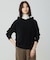 【洗える】CHENILLE フーデッド ニット