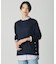 【洗える】WORETED WOOL BLEND クルーネック ニット