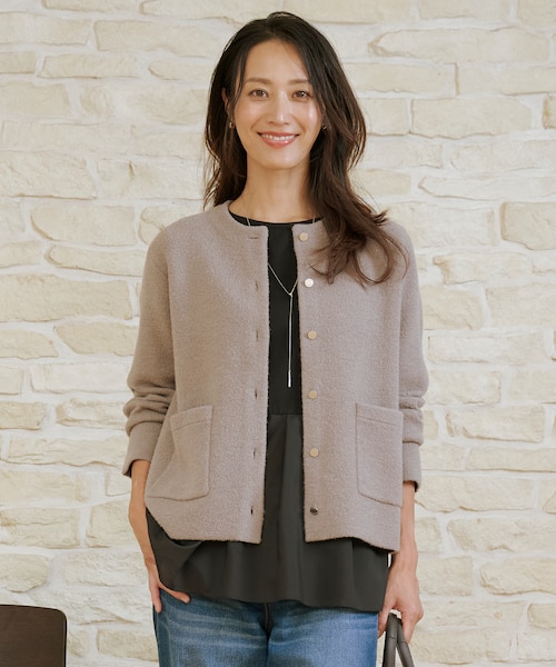 J.Press Ladies ニット　アウター ジェイ プレス レディス J.PRESS LADIES 【洗える】PRINCE