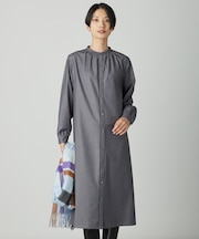 【洗える・UVケア】ギャバストレッチ ワンピース