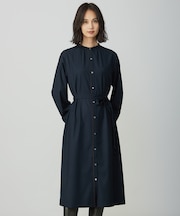 【洗える・UVケア】ギャバストレッチ ワンピース