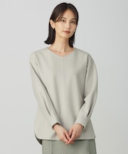 メルトンジャージー Vネック カットソー