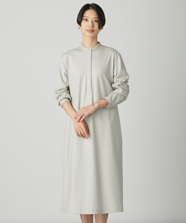 【洗える】ウールスムース ワンピース