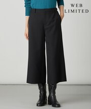 【WEB限定カラーあり・洗える】ツムギートflannel クロップド パンツ