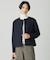 【WEB限定カラーあり・洗える】ツムギートflannel ノーカラー ジャケット