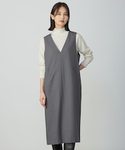 【洗える】ツムギートflannel ジャンパースカート