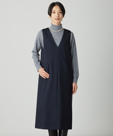 【洗える】ツムギートflannel ジャンパースカート