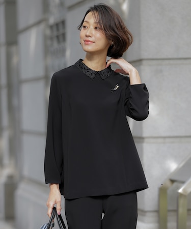 【セットアップ対応・2way】セラテリーダブルクロス ブラウス