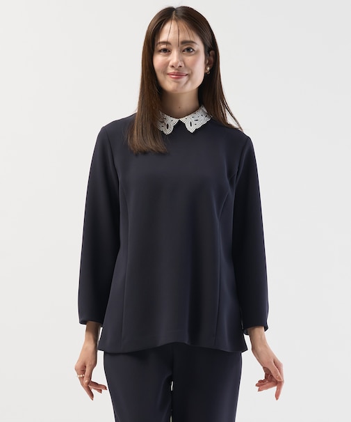 【セットアップ対応・2way】セラテリーダブルクロス ブラウス