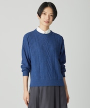 NEP クルーネック ケーブルニット