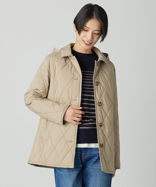 【2way】プレミアムBasic キルティング コート