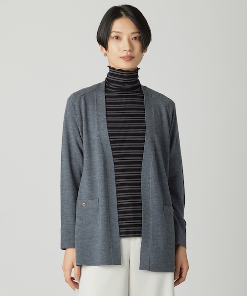 【着丈が選べる】KNIT BASIC ロング カーディガン