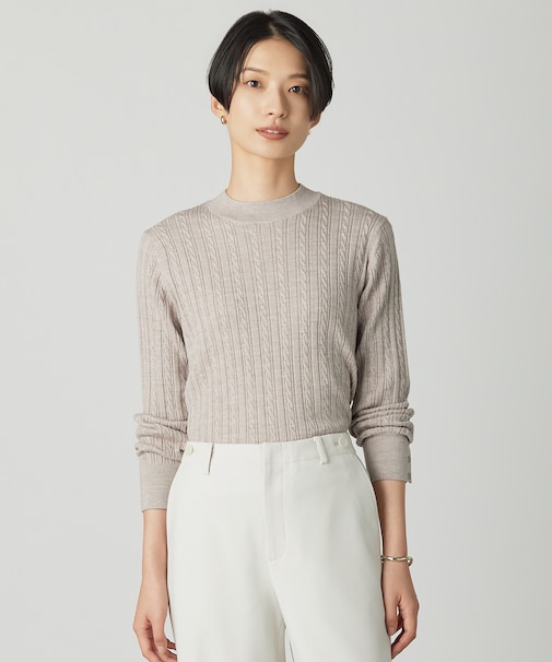 KNIT BASIC クルーネック ニット