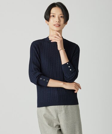 KNIT BASIC クルーネック ニット