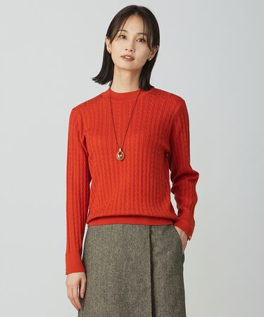KNIT BASIC クルーネック ニット