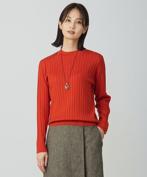 KNIT BASIC クルーネック ニット