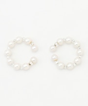 【WEB限定・2way・2set】パール イヤカフ リング