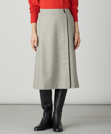 ラメツイード スカート