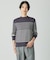 【洗える】SOFT TOUCH WOOL ボーダー ニット