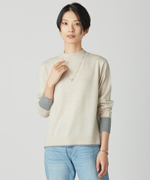 SOFT TOUCH WOOL ブロッキング ニット