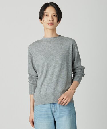 SOFT TOUCH WOOL 立ち襟 ニット