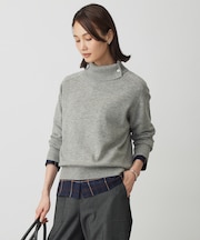 CASHMERE BLEND 襟付き ニット