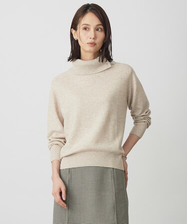 CASHMERE BLEND 襟付き ニット