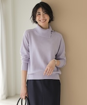 CASHMERE BLEND 襟付き ニット