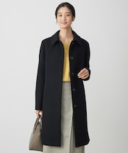 ショートビーバー ロング丈 ステンカラー コート