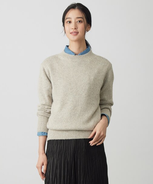 MIX COLOR クルーネック ニット