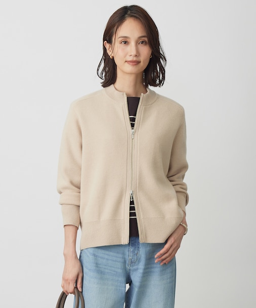 CAT ジップアップ ブルゾン ニット