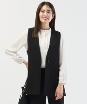 【セットアップ対応】セラテリーダブルクロス ジレ