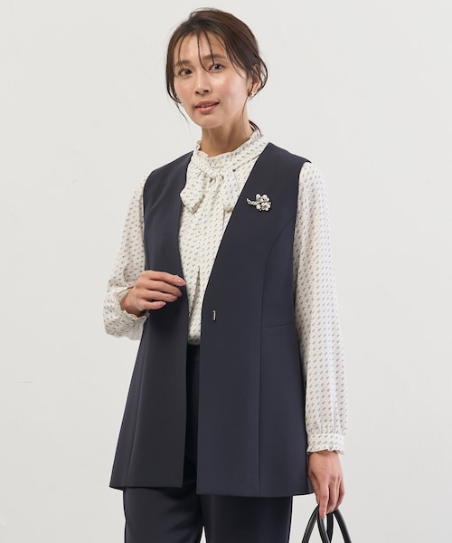 セレモニーダブルクロス ジレ｜エニィスィスの通販｜&mall（アンド