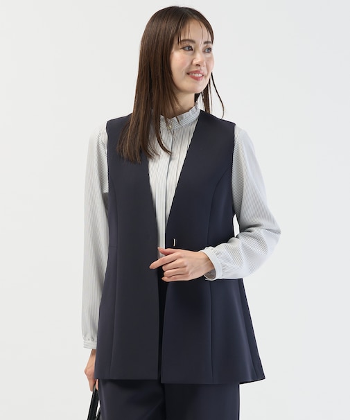 【セットアップ対応】セラテリーダブルクロス ジレ