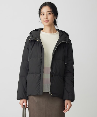【洗える】タフタダウン ショート丈 コート