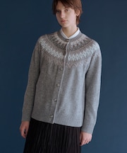 FAIR ISLE ニット カーディガン