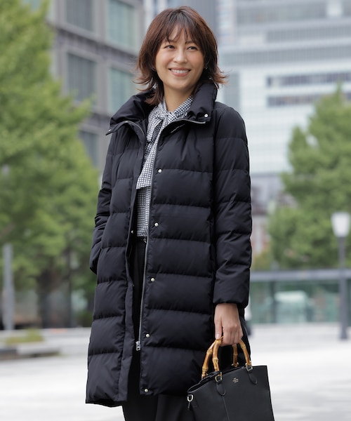 洗える・2way】タフタダウン ロング丈 コート｜ジェイ・プレスの通販