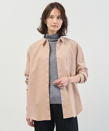 スプリングシャツコール コーデュロイ シャツ