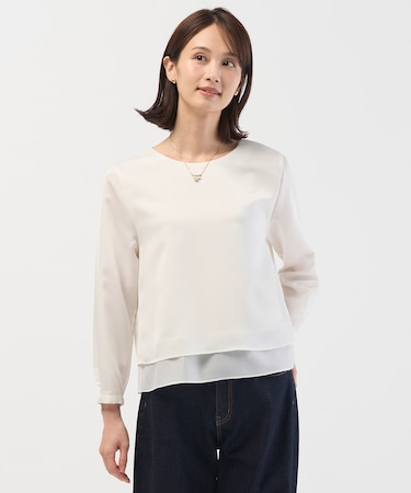 ハンマーサテン カットソー