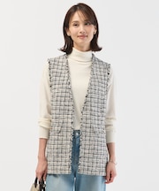 ファニーツイード ジレ