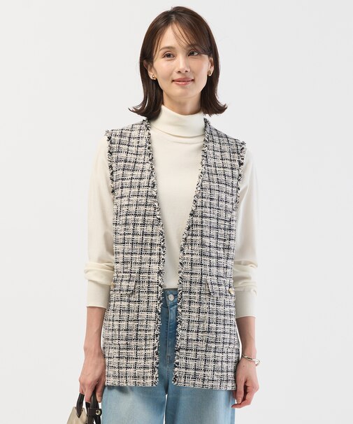 ファニーツイード ジレ