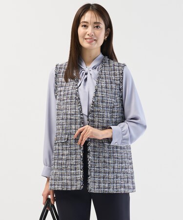 ファニーツイード ジレ