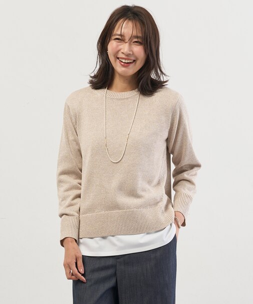 Reeves Shine クルーネック ニット